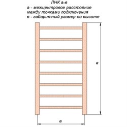 Полотенцесушитель ТДА/АДВ ЛНК  60х80 П - фото 7000